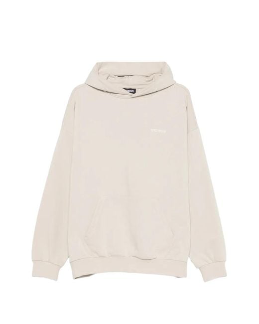WRSTBHVR White Hako V2 Logo-Print Pouch-Pocket Hoodie