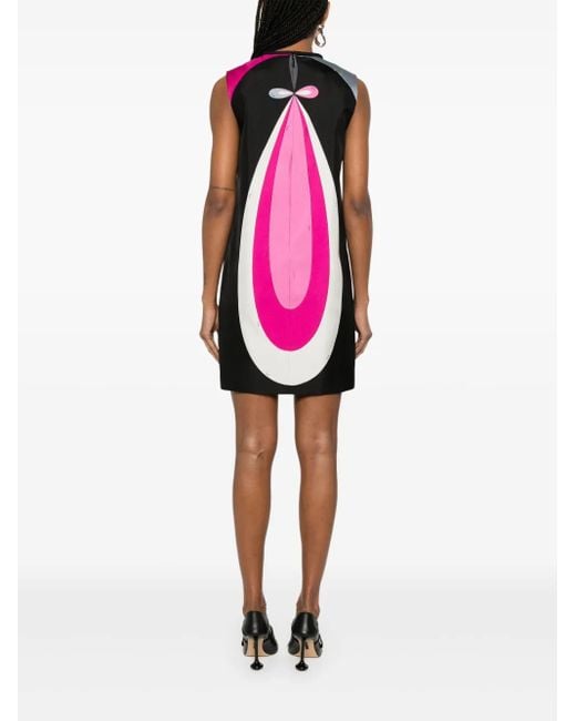 Emilio Pucci Pink Patterned Mini Dress