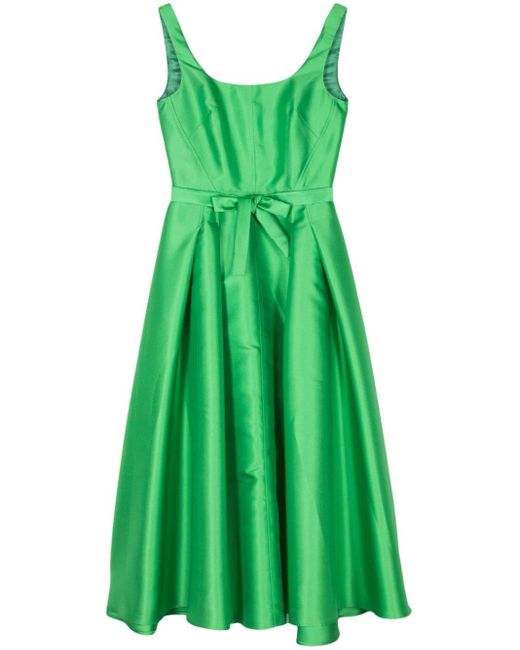 Blanca Vita Green Arrojadoa Flared Midi Dress