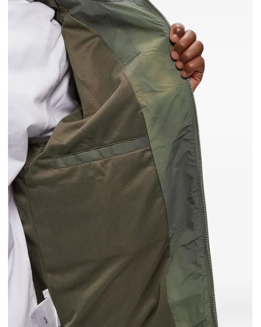 Arte' Green Gradient-Effect Panelled Jacket for men
