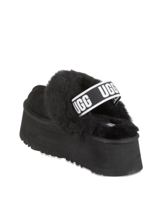 Ugg Funkette Platform Mules Black