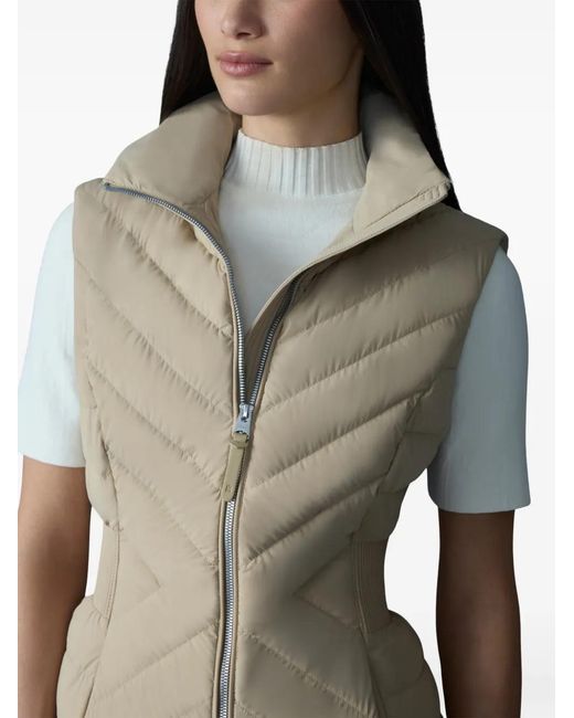 Mackage Natural Gilet Matelassé Hoshi À Capuche
