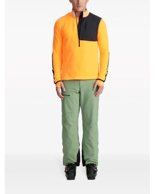 Aztech Mountain Orange Veste Légère À Col Zippé for men
