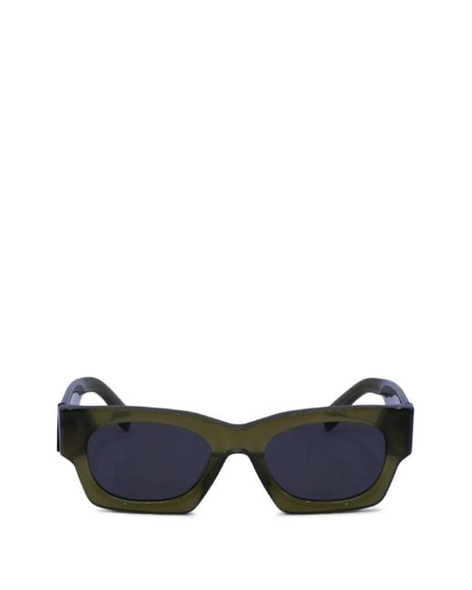Palm Angels Blue Bodie Full-Rim Sunglasses