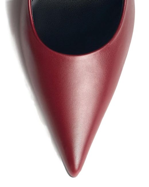 12 STOREEZ Pink Leather Pumps