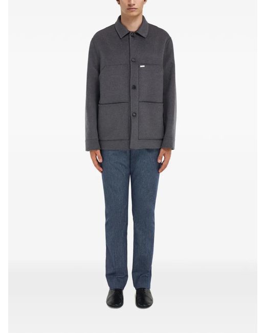 Ferragamo Gray Shirt Jacket for men