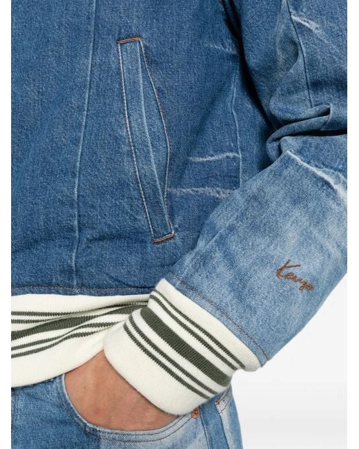 KENZO Blue Denim Jacket for men