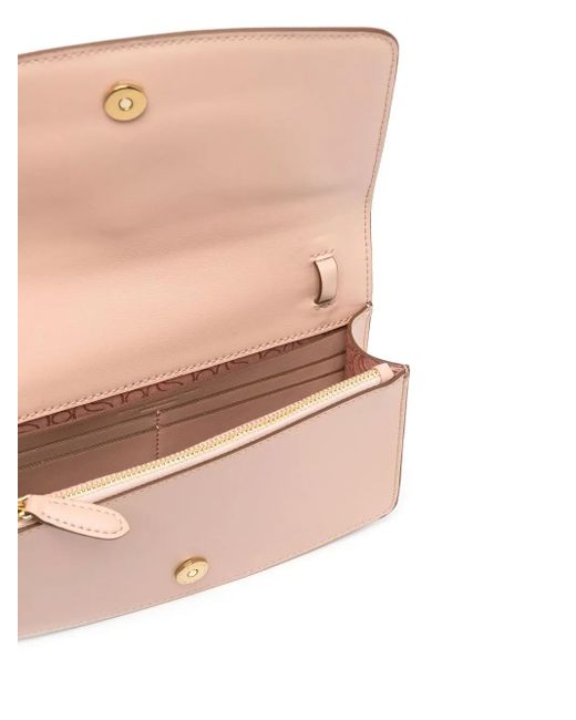 Stella McCartney Pink S-Wave Crossbody Bag