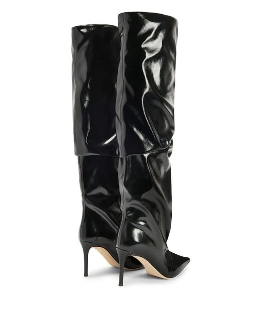 Giuseppe Zanotti Black 85Mm Gz Gala Knee-Length Boots