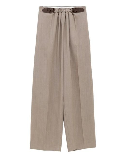 Loewe Gray Belted Pants