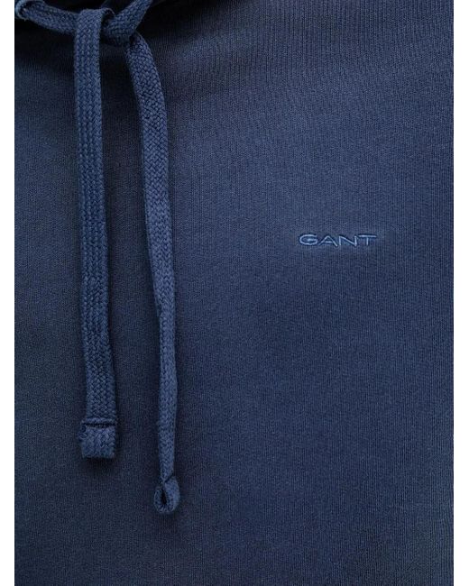 Gant Hoodie Met Trekkoord in het Blue voor heren
