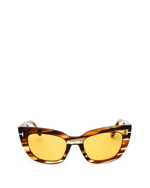 Tom Ford Metallic Cat-Eye Sunglasses