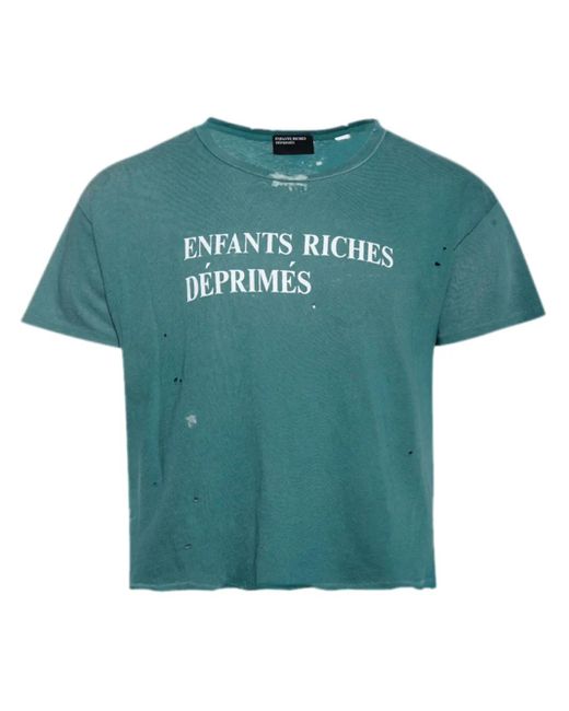トップス ENFANTS RICHES DEPRIM 23aw green shirt Enfants Riches Deprimes Gwan T-Shirt in Green for Men | Lyst