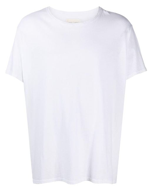 Greg Lauren White Graphic Print T-shirt for men