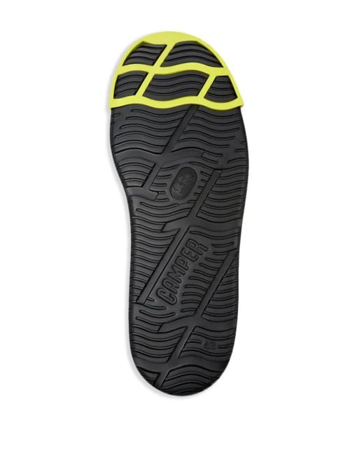 メンズ Camper Junction Runner レザースニーカー Black