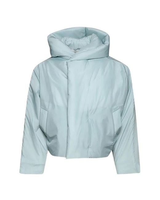 Issey Miyake Blue Hooded Jacket for men