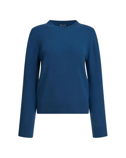 Semler Blue Pull À Bords Côtelés
