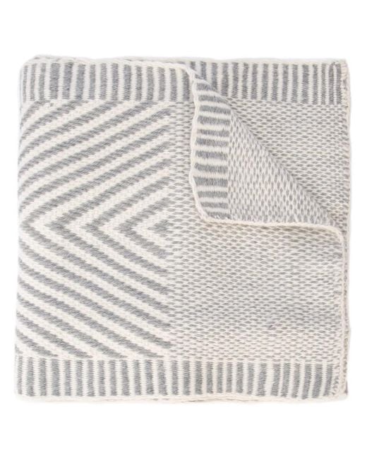 Voz White Chevron Scarf