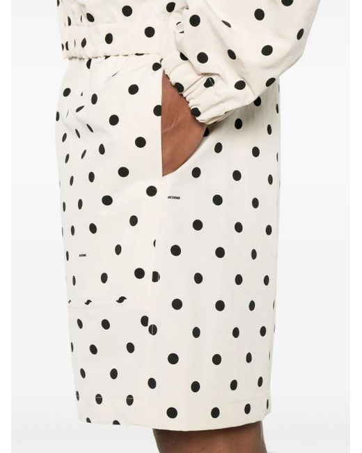 Jacquemus White Le Short Aloe Shorts for men