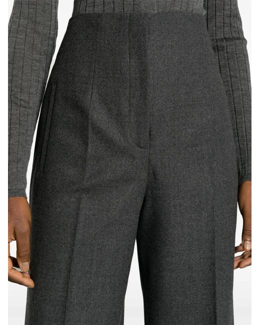 Alberta Ferretti Gray Tailored Trousers
