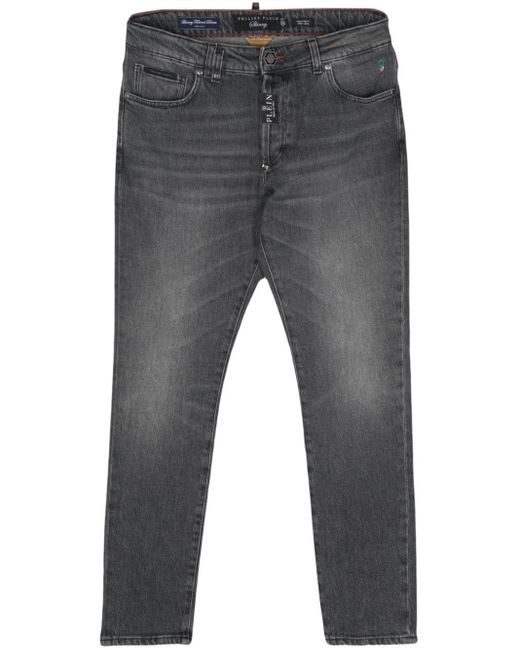 Philipp Plein Gray Jeans Skinny for men
