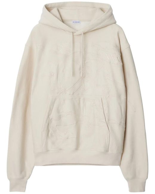 Burberry Natural Ekd Hoodie for men