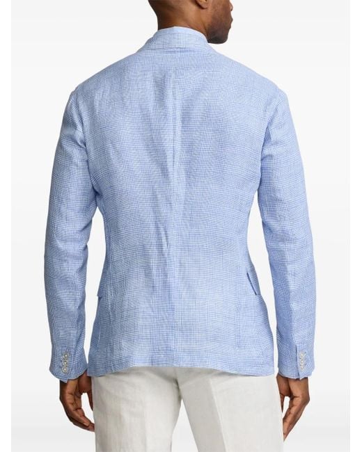 メンズ Ralph Lauren チェック ジャケット Blue
