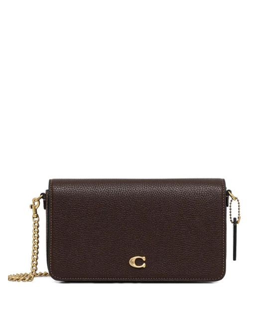 COACH Brown Mila Cross Body Bag