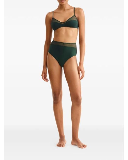 Eres Green Complice Triangle Bikini Top