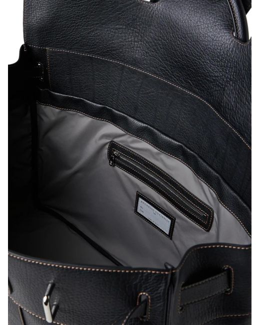 Brunello Cucinelli Weekender Country Bag in Black für Herren