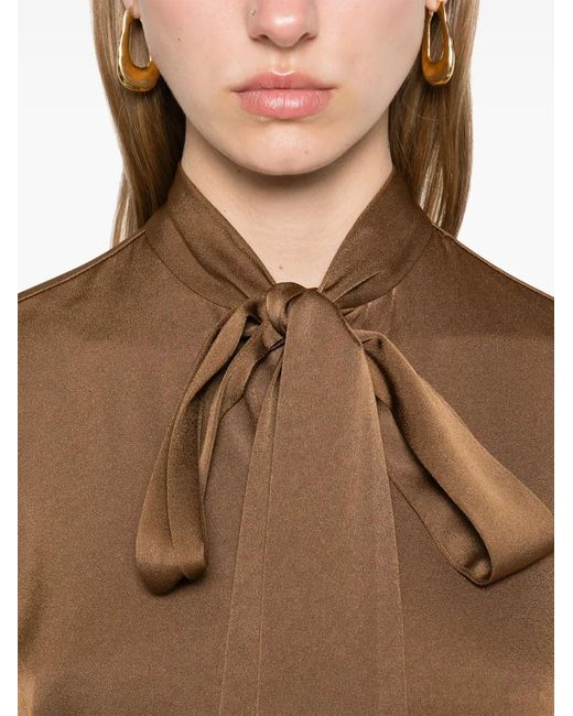 Alex Perry Natural Satin Shirt