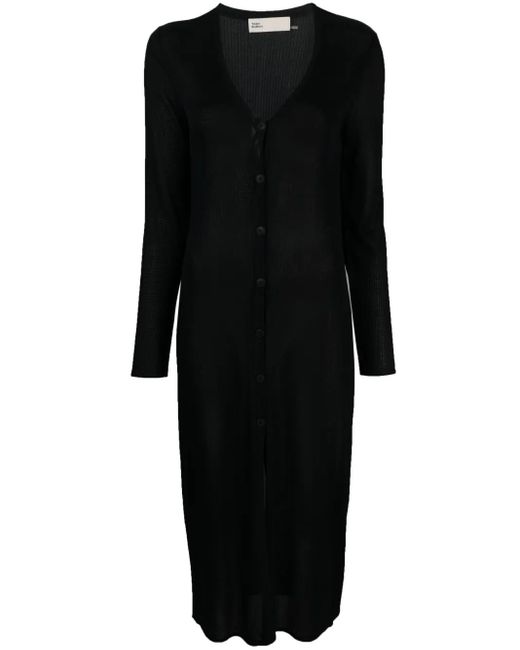 Tory Burch Black V-Neck Knitted Dress