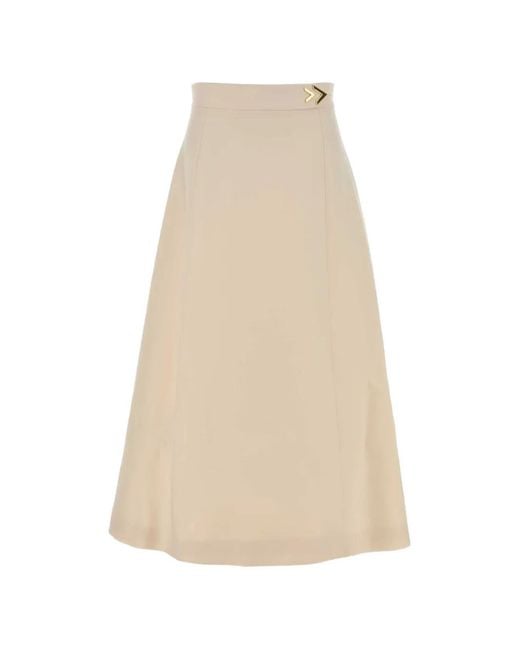 Valentino Garavani Natural Flared Skirt