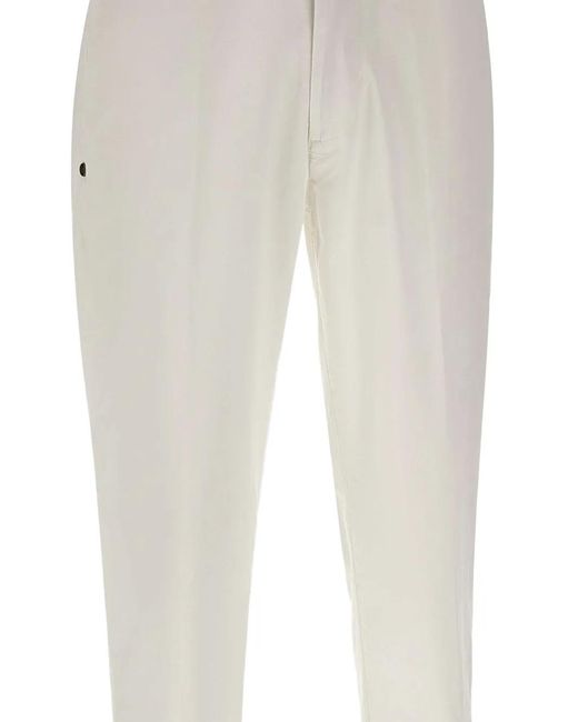 Re-hash White Mucha Chinos Trousers for men