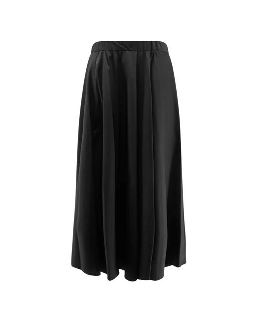 Aspesi Black Midi Skirt