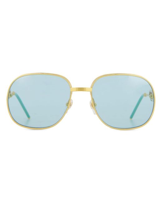 Casablancabrand Sonnenbrille mit eckigem Gestell in Blue für Herren
