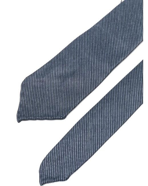 Dell'Oglio Blue Martin Patterned Tie for men