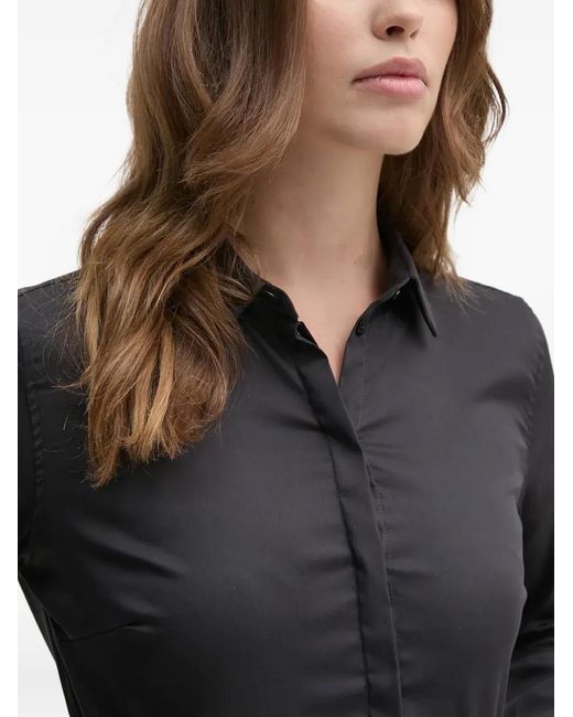 Mos Mosh Black Mmmattie Ruffled-Cuff Shirt