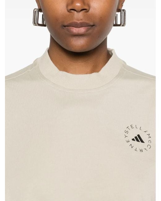 Adidas By Stella McCartney Natural T-Shirts And Polos