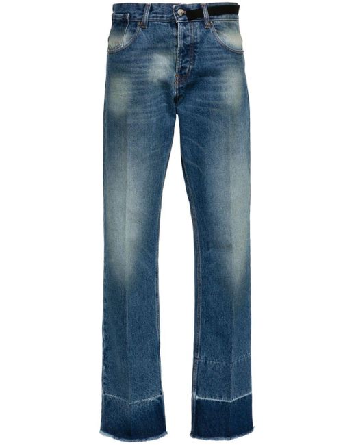 N°21 Straight Katoenen Jeans in het Blue