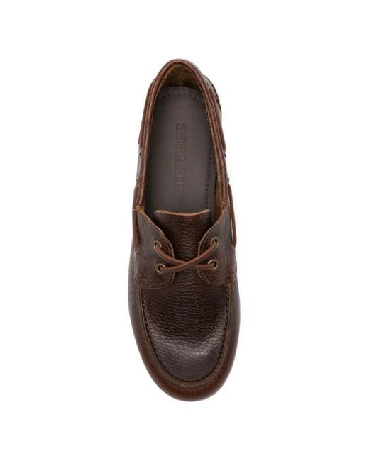 Sebago Brown Owen Tie Boat Shoes for men
