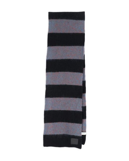 Paul Smith Black Striped Scarf for men