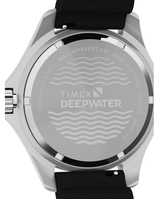 Timex Black Deepwater Meridian 200 44Mm for men