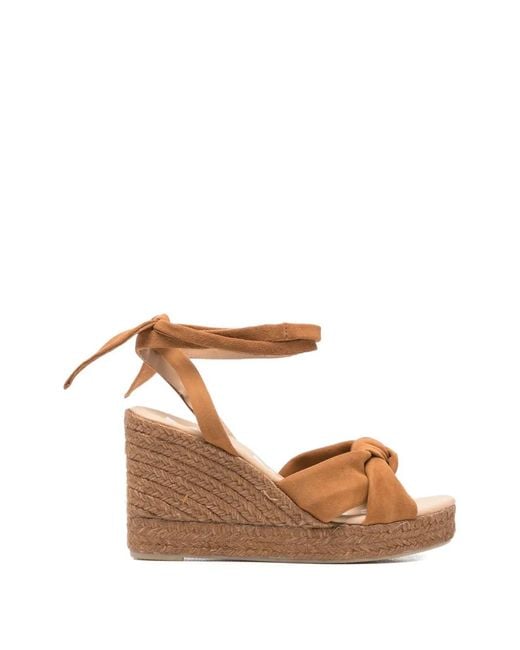 Manebí White Knot Tie Espadrilles