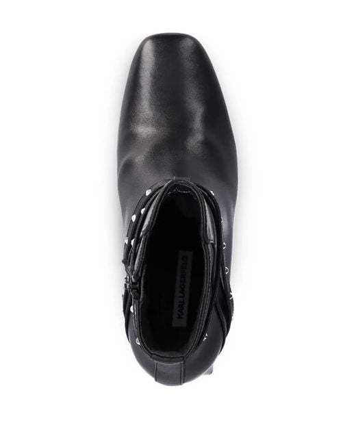 Karl Lagerfeld Black 65Mm Beata Boots