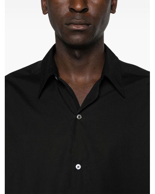Camisa con botones Studio Nicholson de hombre de color Black