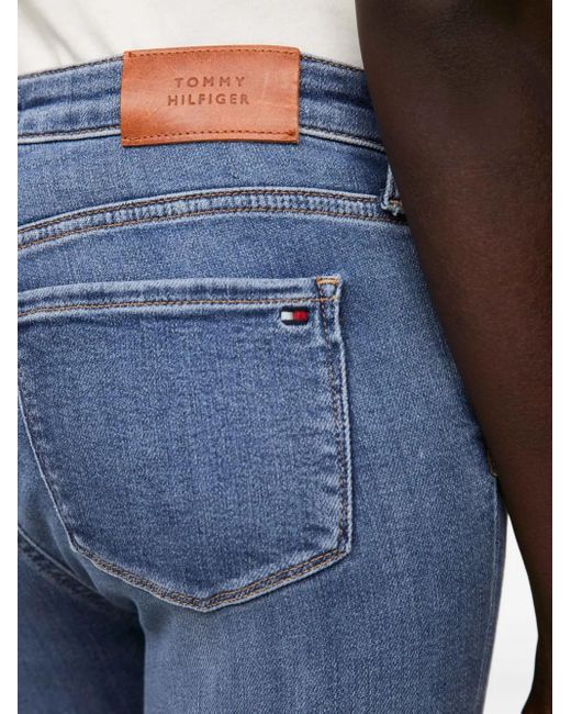 Tommy Hilfiger ロゴパッチ ジーンズ Blue