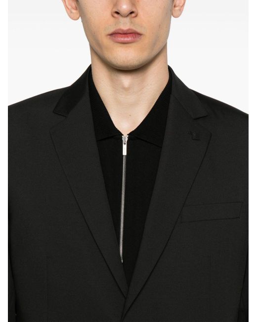 Karl Lagerfeld Black Drive Single-breasted Suit for men