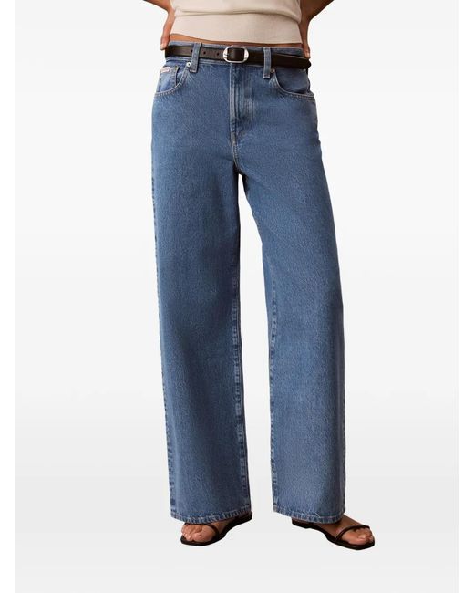Calvin Klein Blue Five-Pocket Jeans