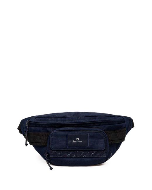 Paul Smith Logo Applique Belt Bag in Blue for Men Lyst UK